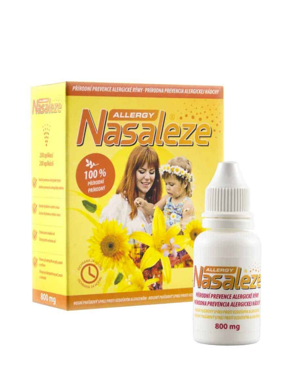 NASALEZE,British Isles Nasaleze Allergy, 800mg, Přírodní práškový sprej