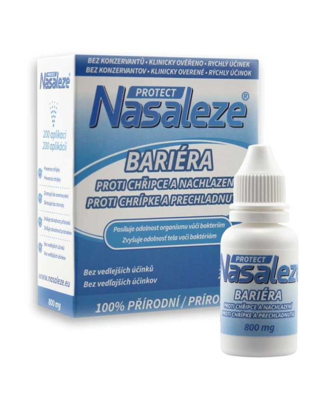 NASALEZE,British Isles Nasaleze Protect 800mg - Bariéra, proti chřipce a nachlazení