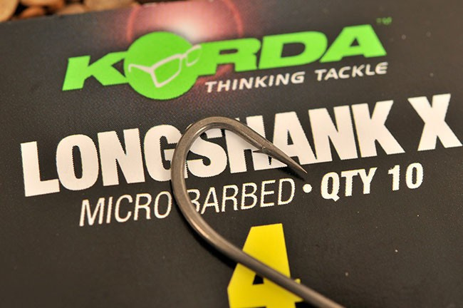Korda háčky long shank x 10 ks - velikost 8