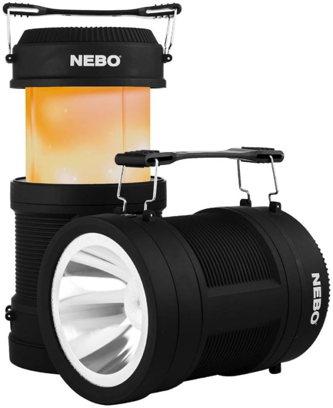 LED svítilna s lucernou Nebo Big Poppy / vestavěná powerbanka /  300 lumenů / černá Varianta: ivi2