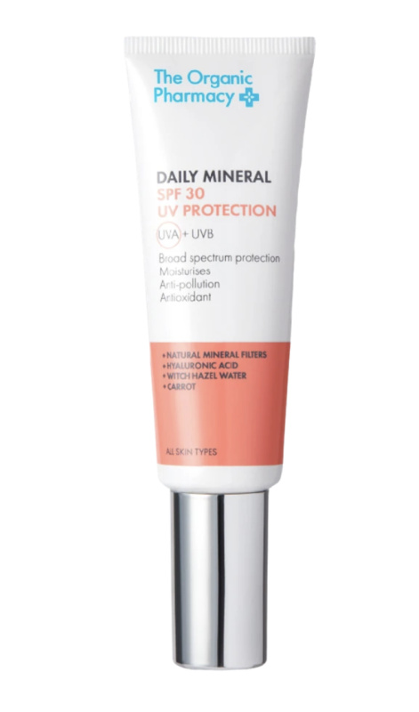 The Organic Pharmacy Daily Mineral SPF 30 UV ochranný krém na obličej, 50 ml