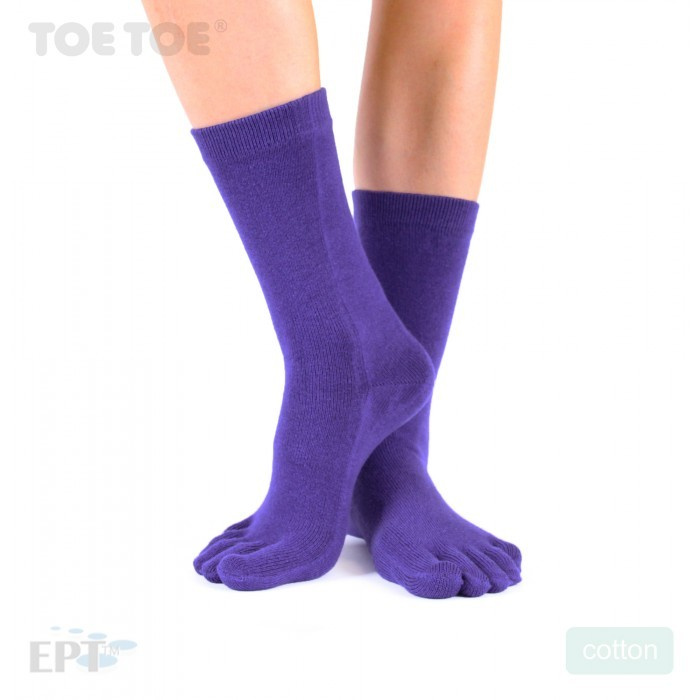 CLASSIC prstové ponožky ToeToe fialová