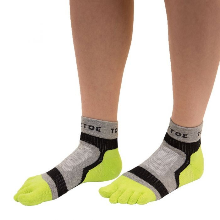 LIGHT RUNNER běžecké prstové ponožky ToeToe limetka M