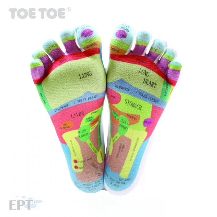 REFLEXOLOGY komfortní prstové ponožky ToeToe 35-42 bílá