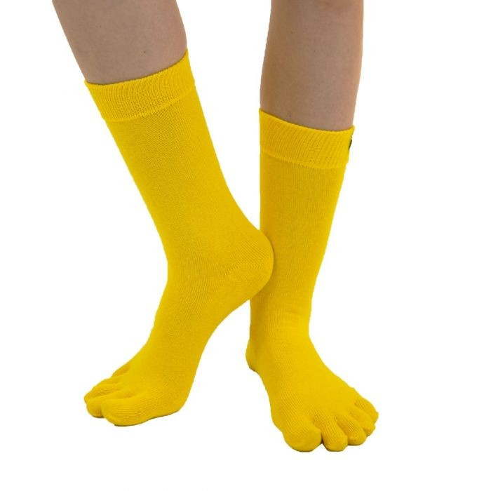 CLASSIC prstové ponožky ToeToe žlutá
