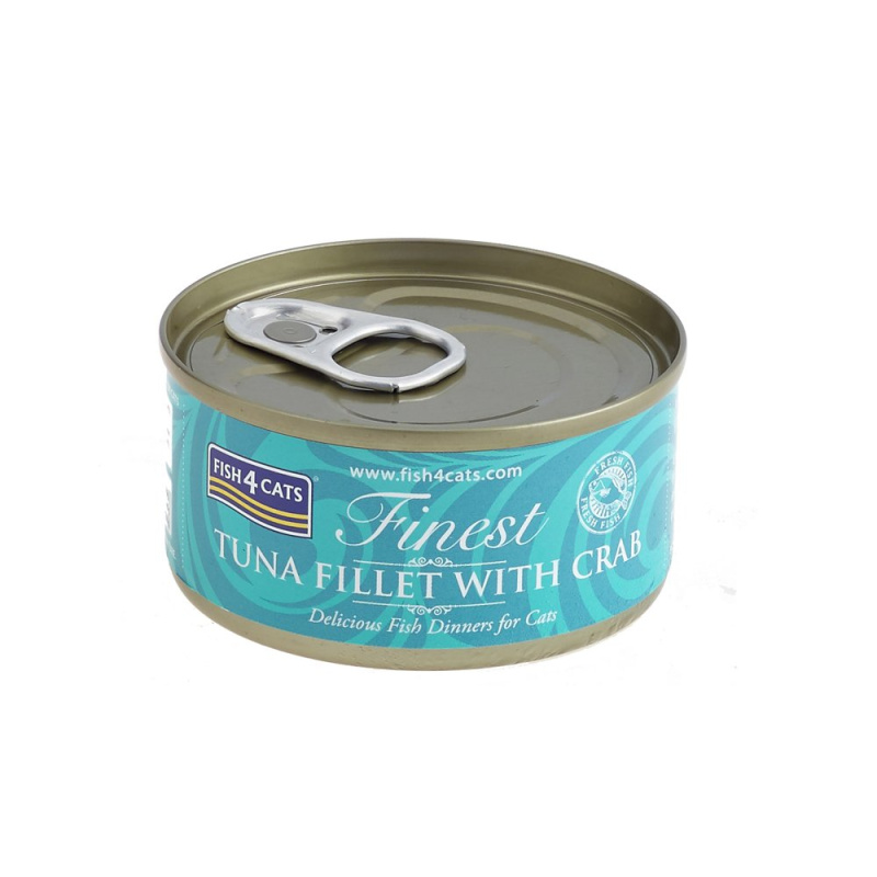 Fish4Cats Finest konzerva pro kočky tuňák s krabem