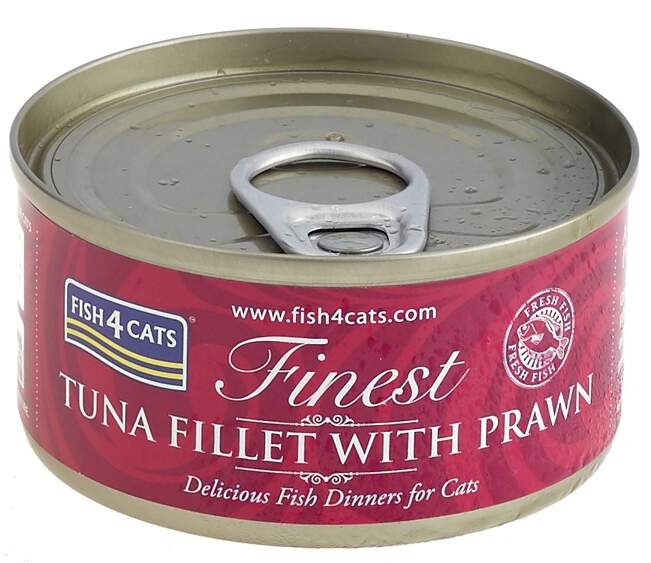 Fish4Cats Finest konzerva pro kočky tuňák s krevetami