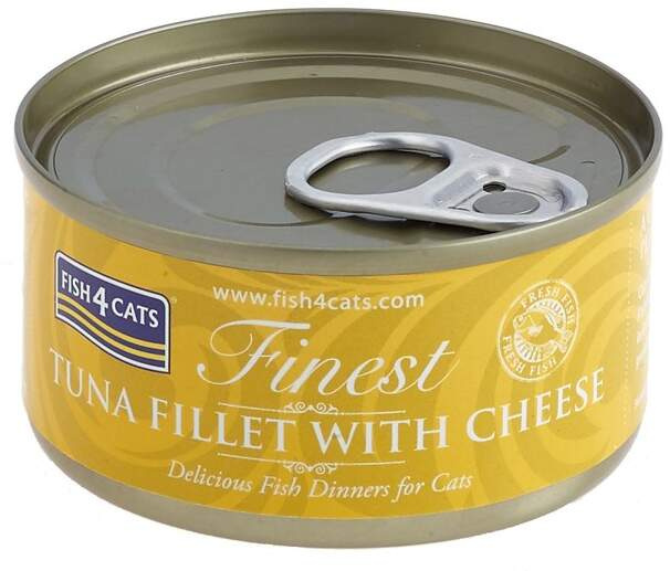 Fish4Cats Konzerva pro kočky Finest tuňák se sýrem 70 g