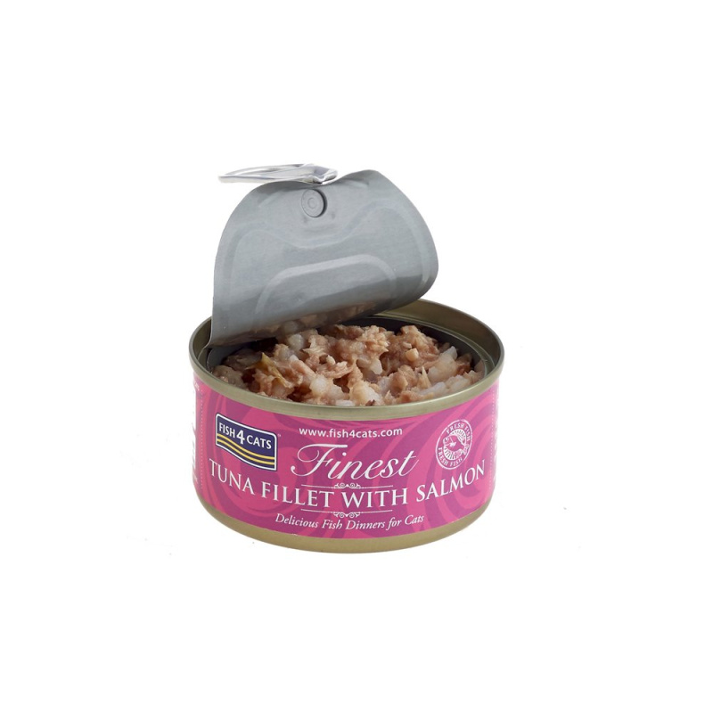 Fish4Cats Finest konzerva pro kočky tuňák s lososem