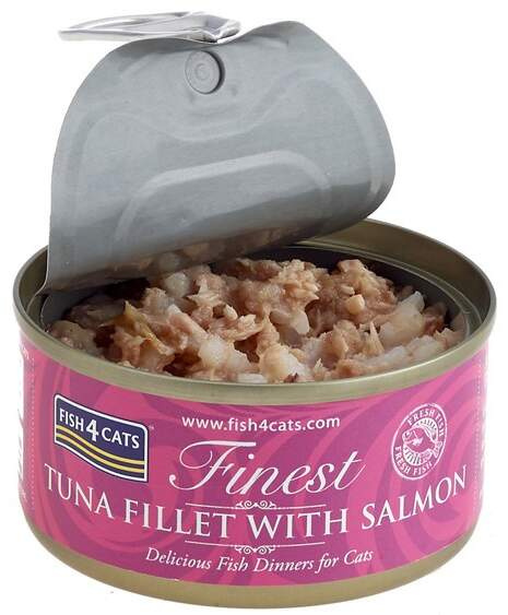 FISH4CATS Finest tuňák s mořskými řasami konzerva pro kočky 70 g