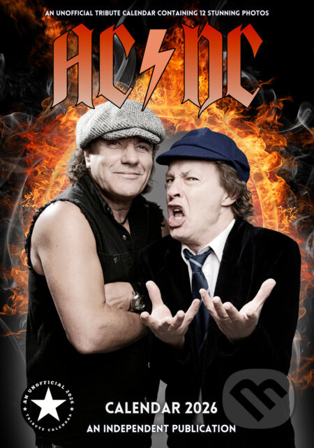 Nástěnný kalendář 2026: AC/DC (A3 29,7 x 42 cm)