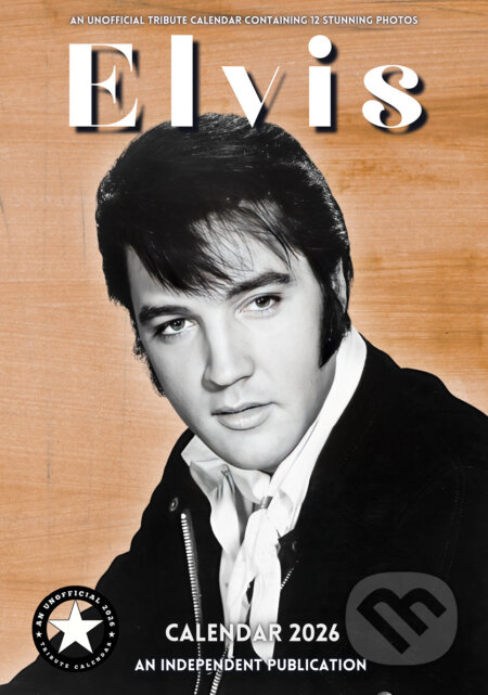 Nástěnný kalendář 2026: Elvis Presley (A3 29,7 x 42 cm)