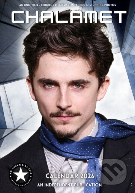 Nástěnný kalendář 2026: Timothée Chalamet (A3 29,7 x 42 cm)