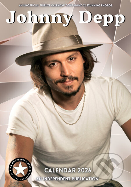 Nástěnný kalendář 2026: Johnny Depp|Piráti z Karibiku (A3 29,7 x 42 cm)