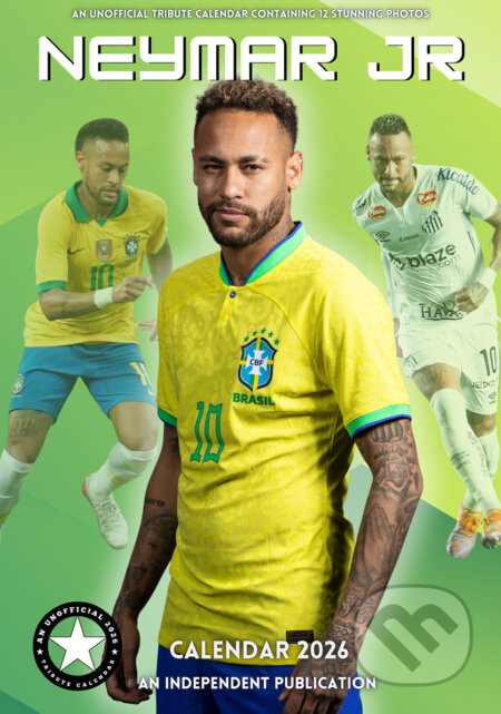 Nástěnný kalendář 2026: Neymar (A3 29,7 x 42 cm)