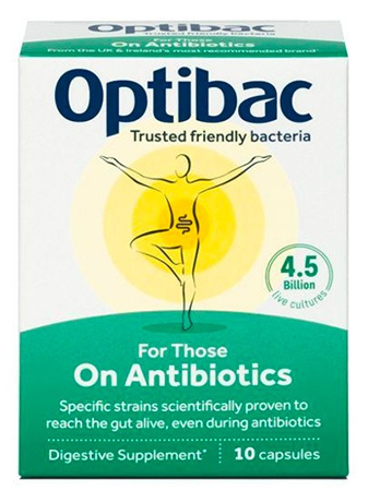 Optibac On Antibiotics (Probiotika při antibiotikách) 10 kapslí