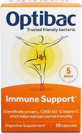 Optibac Immune Support (Probiotika pro obranný štít) 30 kapslí