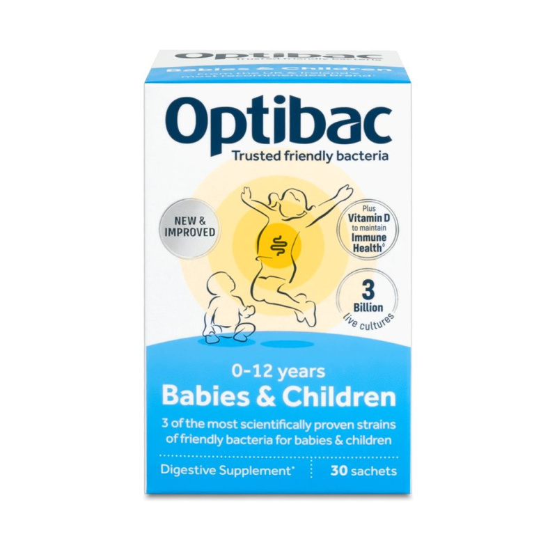 Optibac Babies & Children (Probiotika pro miminka a děti) 30 x 1,5g sáček