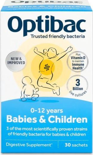 Optibac Babies & Children (Probiotika pro miminka a děti) 30 x 1,5g sáček