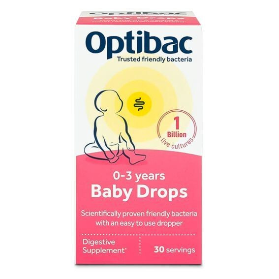 Optibac Baby Drops Probiotika pro děti v kapkách, 10 ml