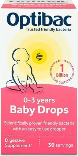 Optibac Baby Drops Probiotika pro děti v kapkách, 10 ml