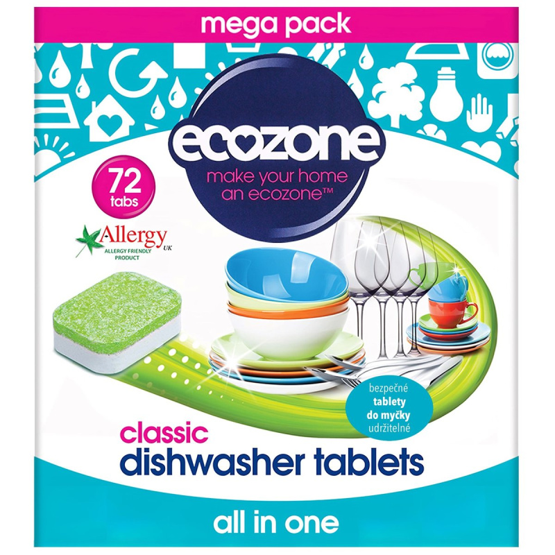 Ecozone tablety do myčky Classic 72ks
