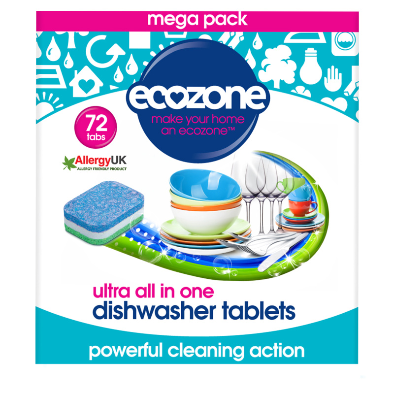 ECOZONE 5v1 tablety do myčky 72 tablet