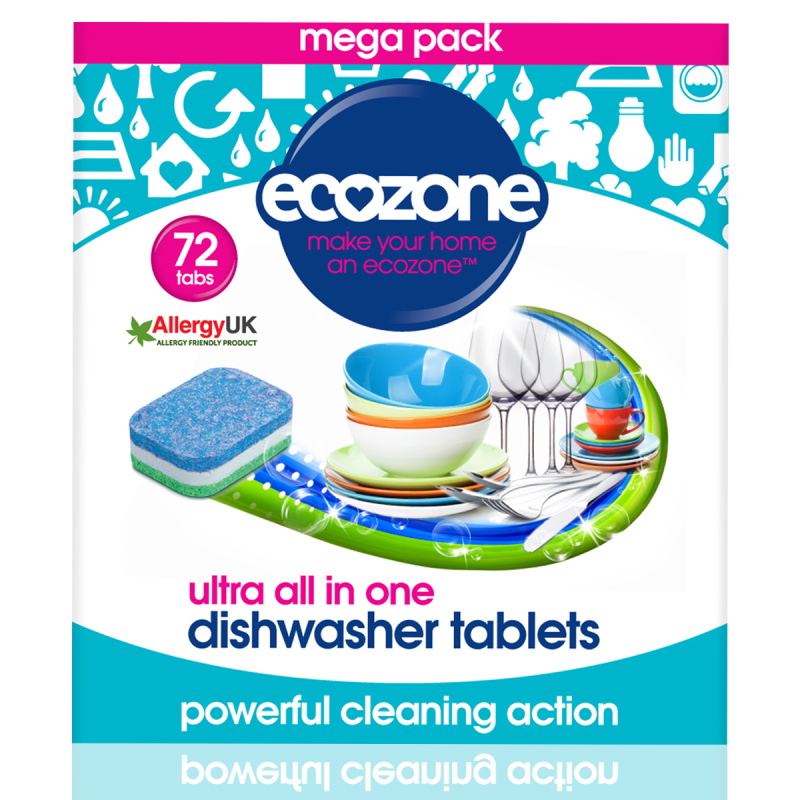 ECOZONE 5v1 tablety do myčky 72 tablet