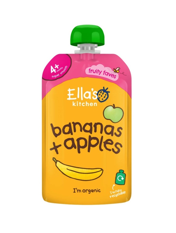 Ellas Kitchen BIO Jablko a banán kapsička 120 g