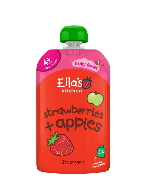 Ella's Kitchen BIO Jahoda a jablko (120 g)