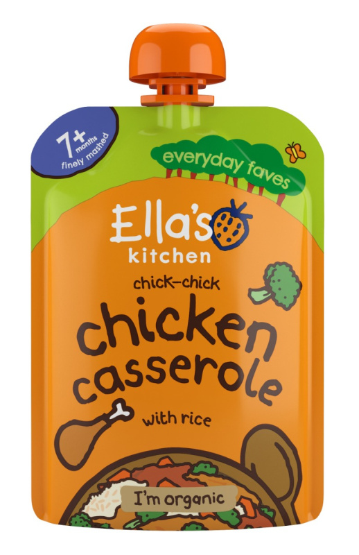 ELLA'S KITCHEN Kuřecí nákyp s rýží 7m+ BIO 130 g