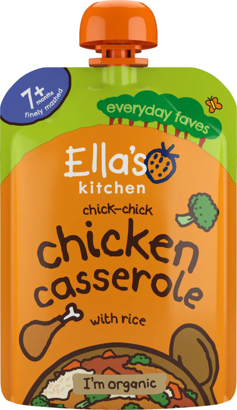 ELLA'S KITCHEN Kuřecí nákyp s rýží 7m+ BIO 130 g