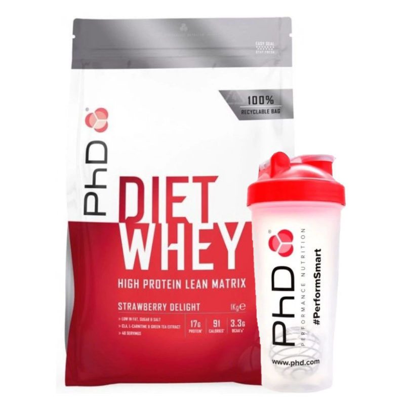 PhD Nutrition Diet Whey Protein, 1000 g Příchuť: Banán
