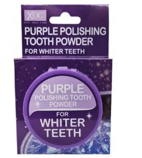 Xpel Purple bělicí prášek na zuby 30g