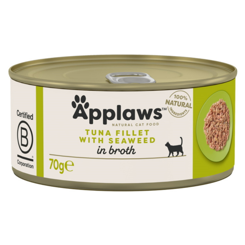 Konzerva APPLAWS Cat Tuna Fillet & Seaweed 70 g