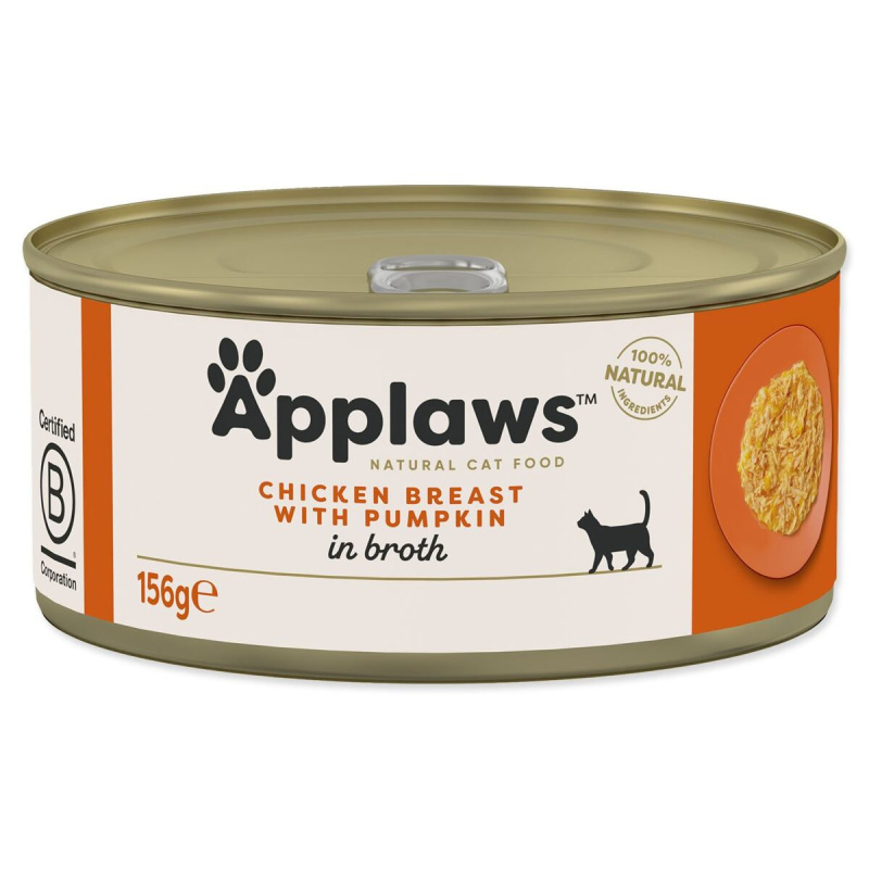 Konzerva Applaws Cat kuřecí s dýní 156g