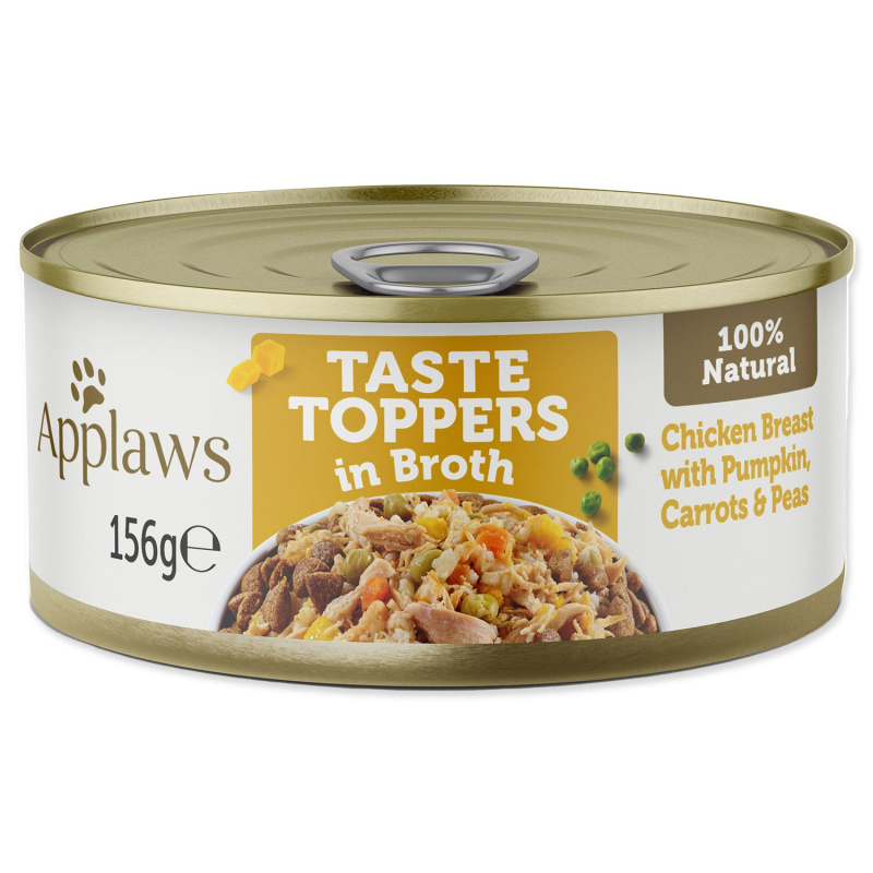 Konzerva APPLAWS Dog Chicken, Veg & Rice 156 g