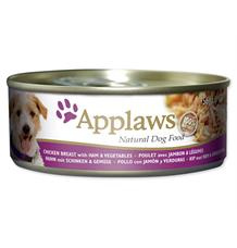 Konzerva APPLAWS Dog Chicken, Ham & Veg 156 g