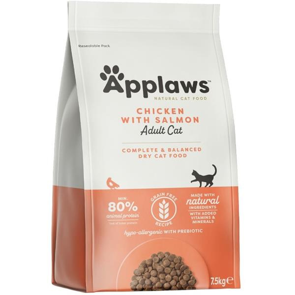 APPLAWS Dry Cat Chicken & Salmon 7,5 kg