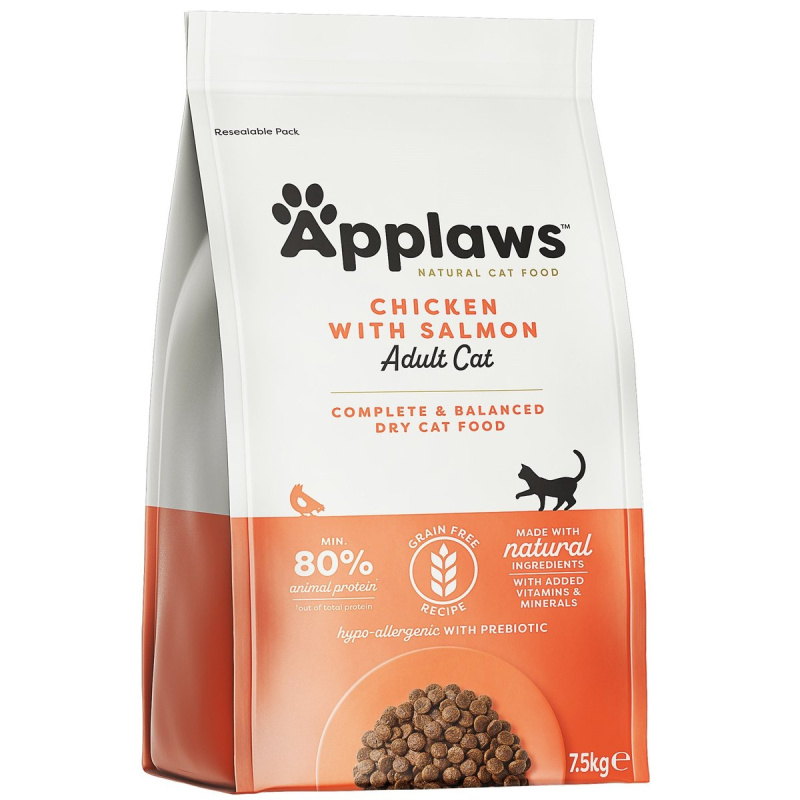 APPLAWS Dry Cat Chicken & Salmon 7,5 kg
