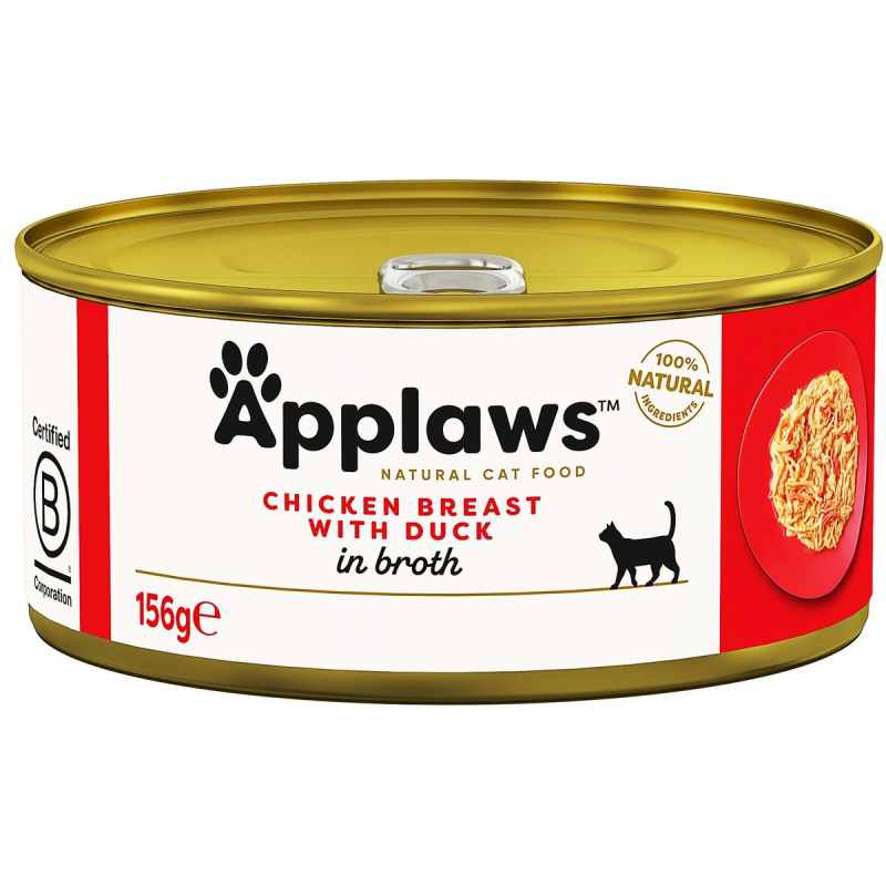 Applaws Cat konzerva kuřecí prsa s kachnou pro kočky