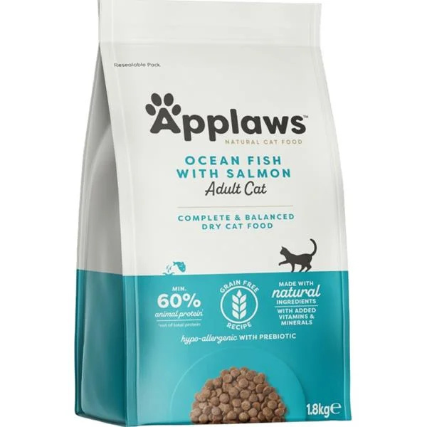 APPLAWS Dry Cat Ocean Fish & Salmon 1,8 kg