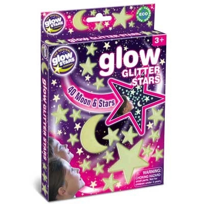 GlowStars Kreativní sada Glow Glitter Stars