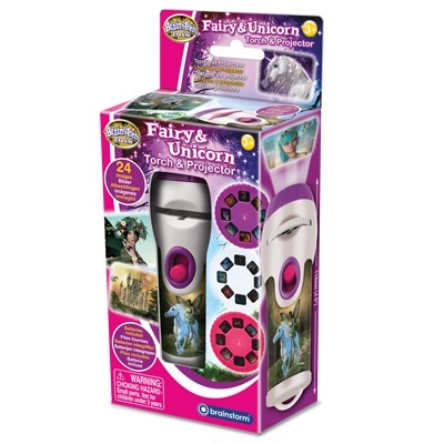 Svítilna a projektor BRAINSTORM – víla a jednorožec