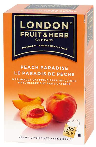 LONDON Čaj Broskev London Fruit herb 20 x 2 g