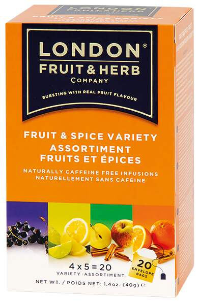 London Fruit & Herb čaj Ovoce a koření 20 sáčků