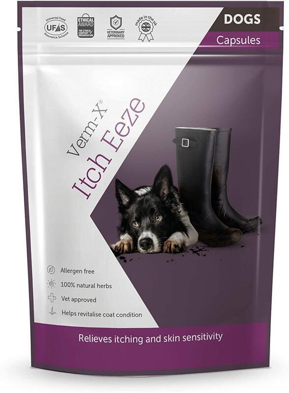 Verm-X Itch-Eeze Přírodní prostředek proti svědění pro psy 50g