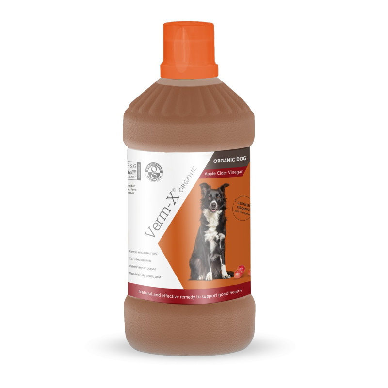 VERM-X Organický jablečný ocet pro psy 1 l