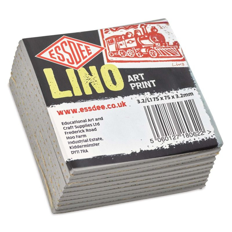 Lino tiskový blok 7,5x7,5cm (10ks)