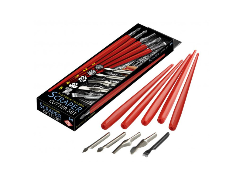 Škrabací pera 5 ks